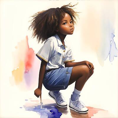 Black child