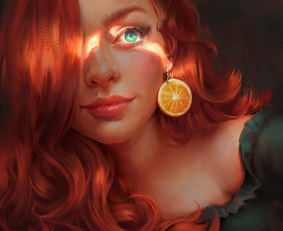 Beautiful citrus lady