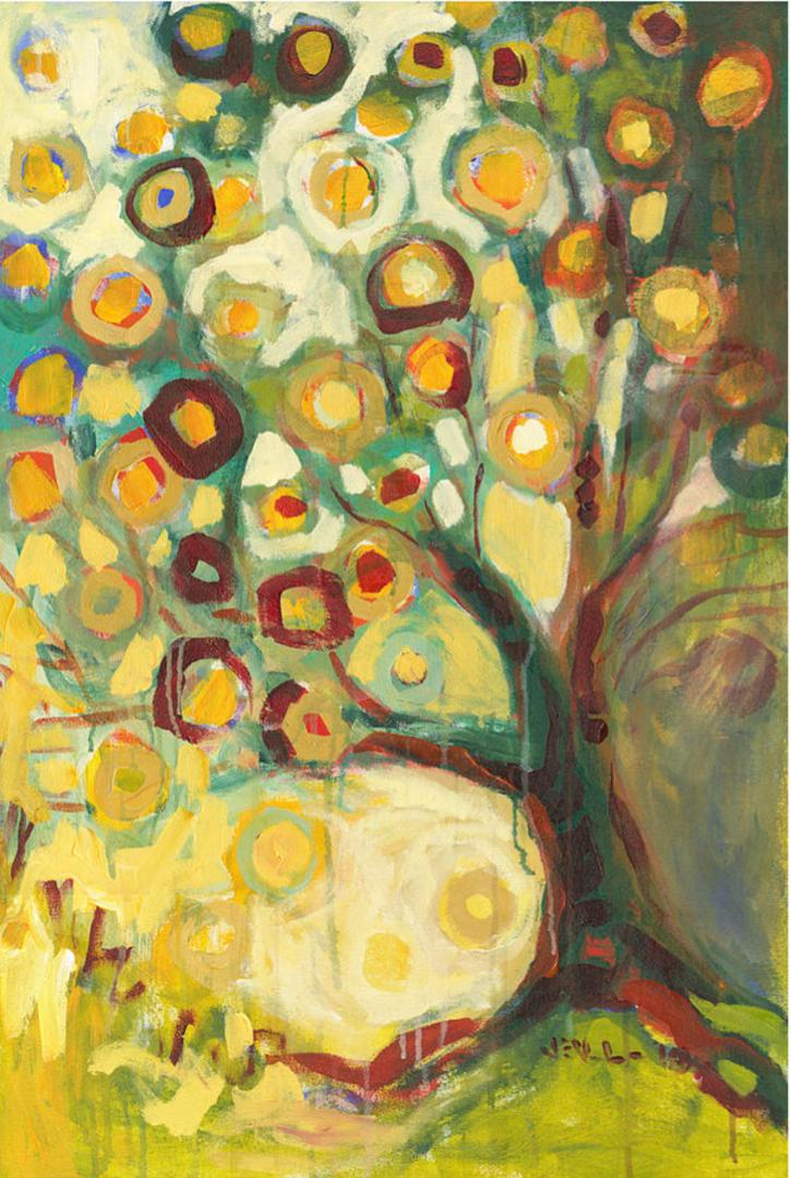 Coloured Golden tree