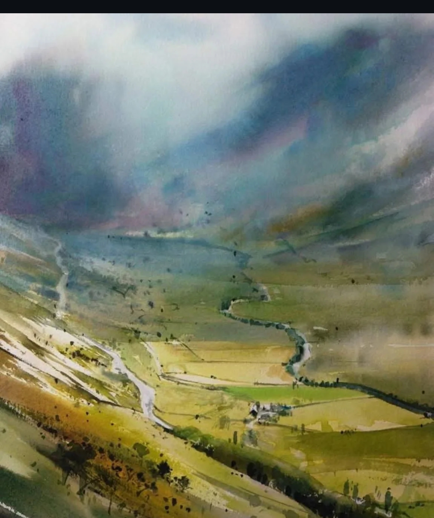 Deep valley