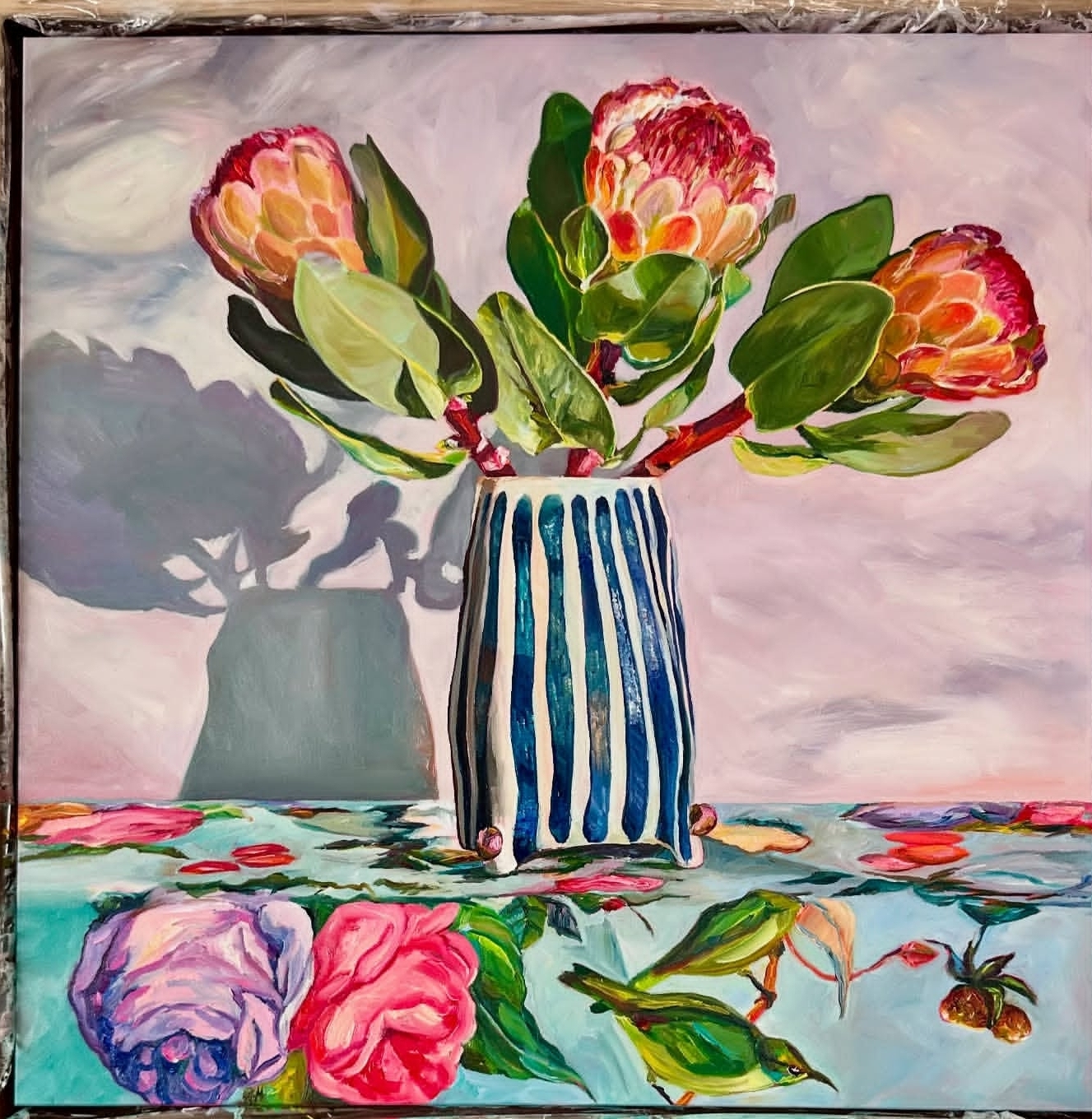 Beautiful vase flower